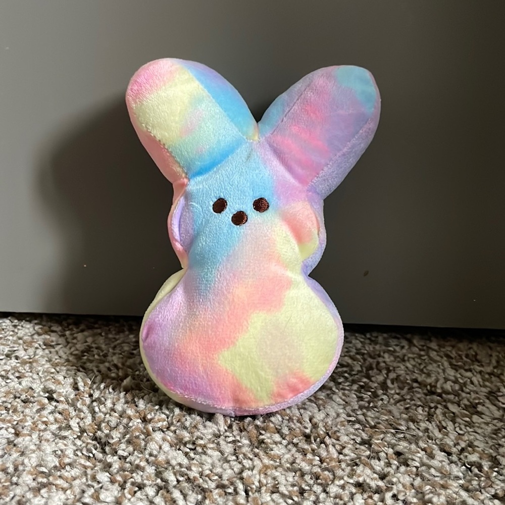 Tie Dye Peeps Bean Bag Plush